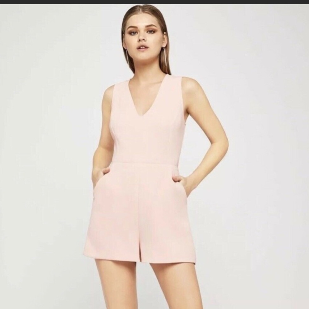 BCBG peach romper